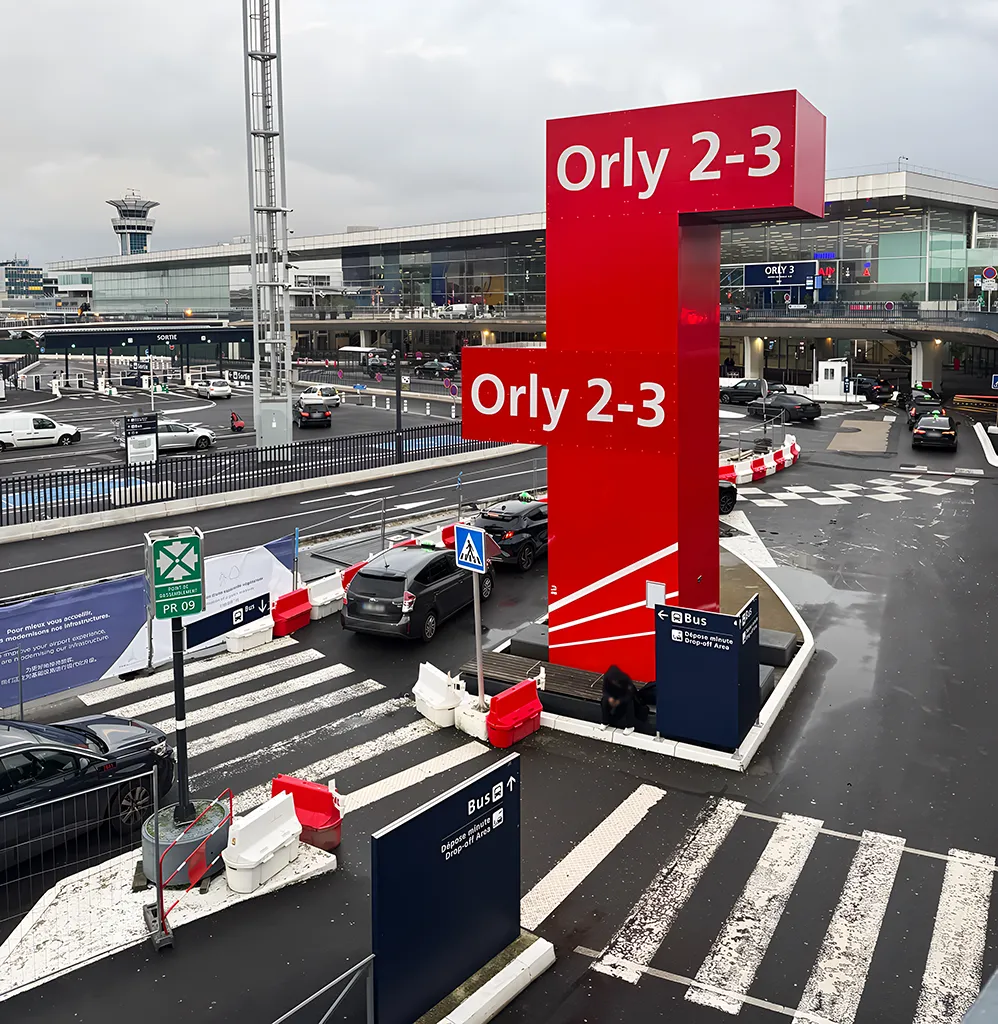 Véhicule léger Dépose minute Aéroport Orly